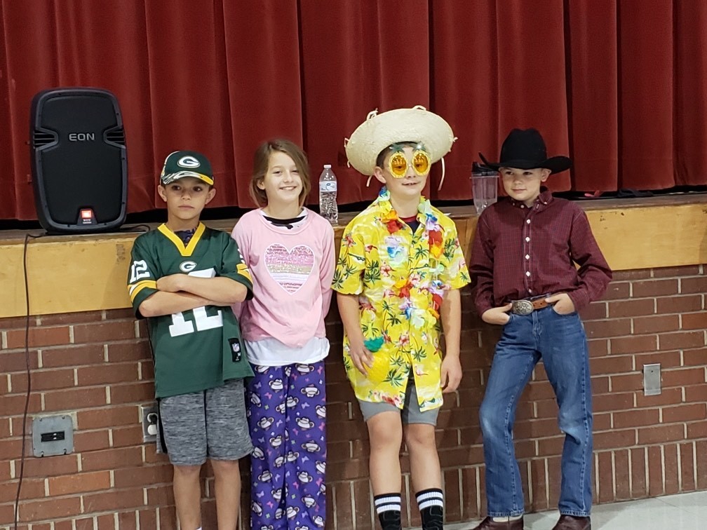 Grade School spirit day examples